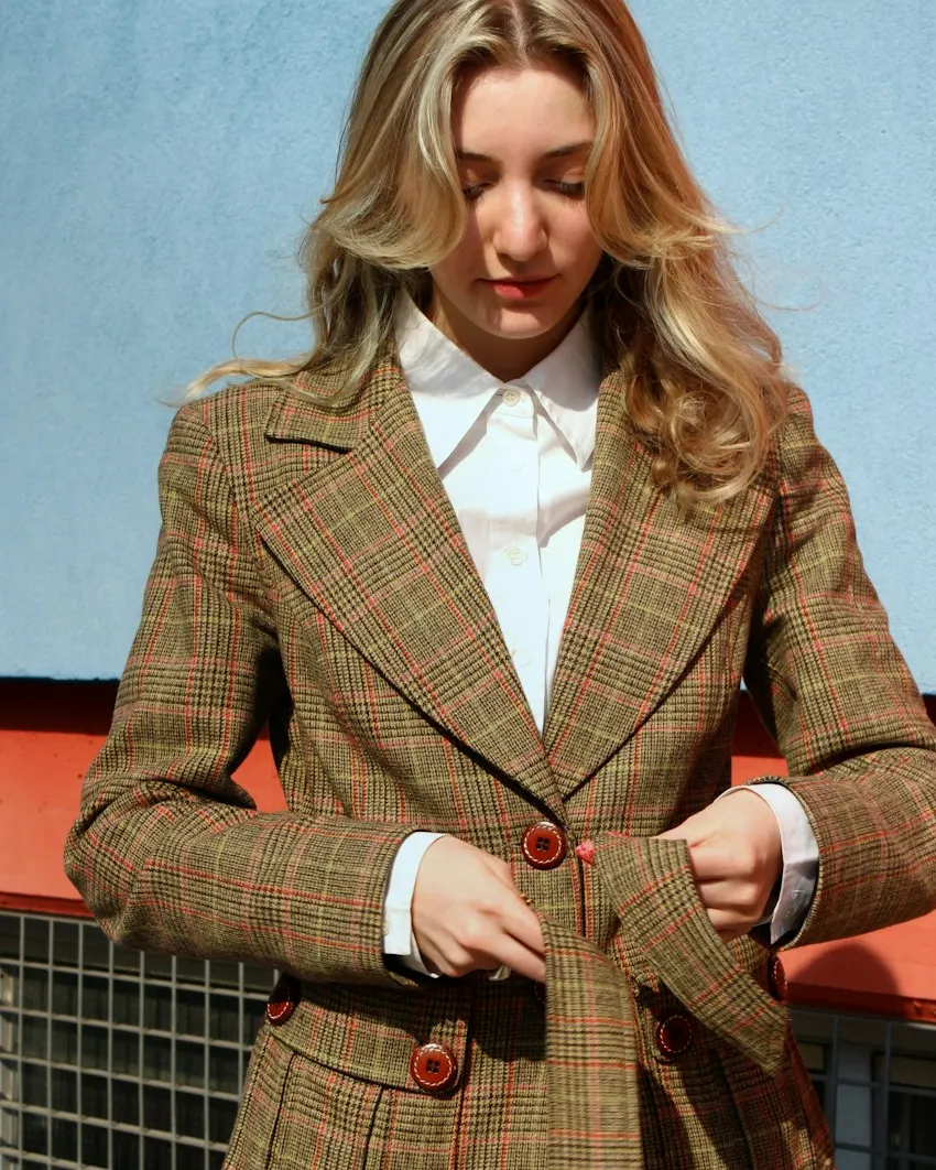 Chaqueta de tweed