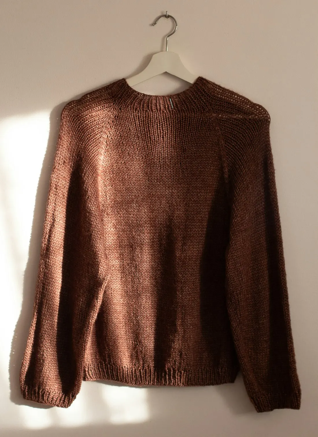 Jersey de punto marrón
