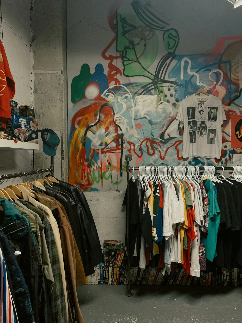 Percheros de la tienda